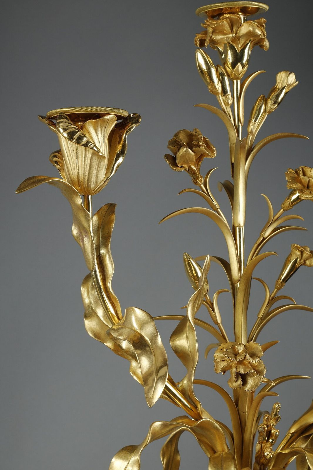 photo for sale Pair Of Very Large Baluster Candelabras, Signed Eugène Hazart
