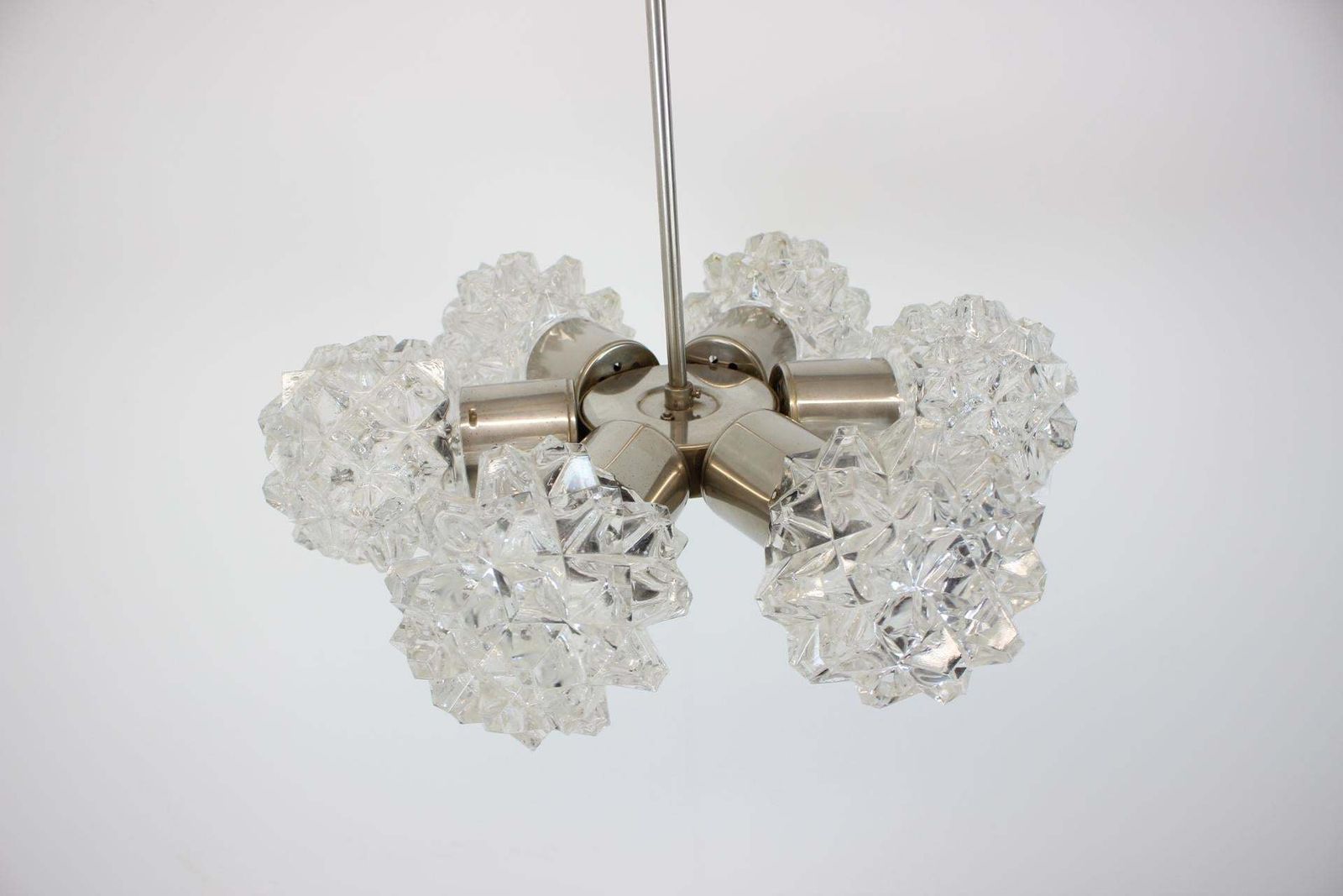 Mid Century Chandelier By Kamenicky Senov, 1970's photo Lighting