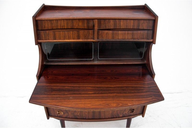 Rosewood Writing Desk, G. Falsig, Møbelfabrik Holstebro, 1970s photo vinterior