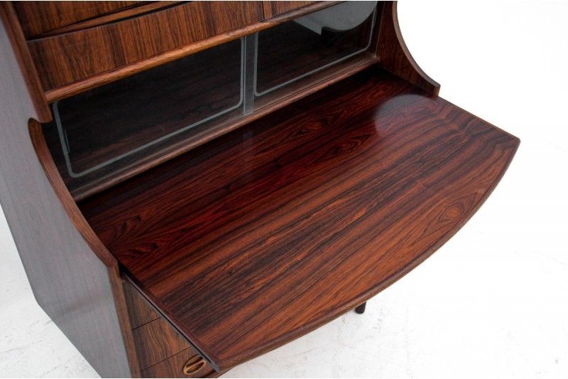 Rosewood Writing Desk, G. Falsig, Møbelfabrik Holstebro, 1970s photo vintage