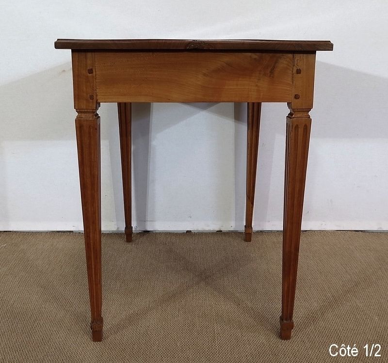 photo vinterior Small Table In Solid Cherry, Louis XVI Style, 1st Part Of The 19th Century