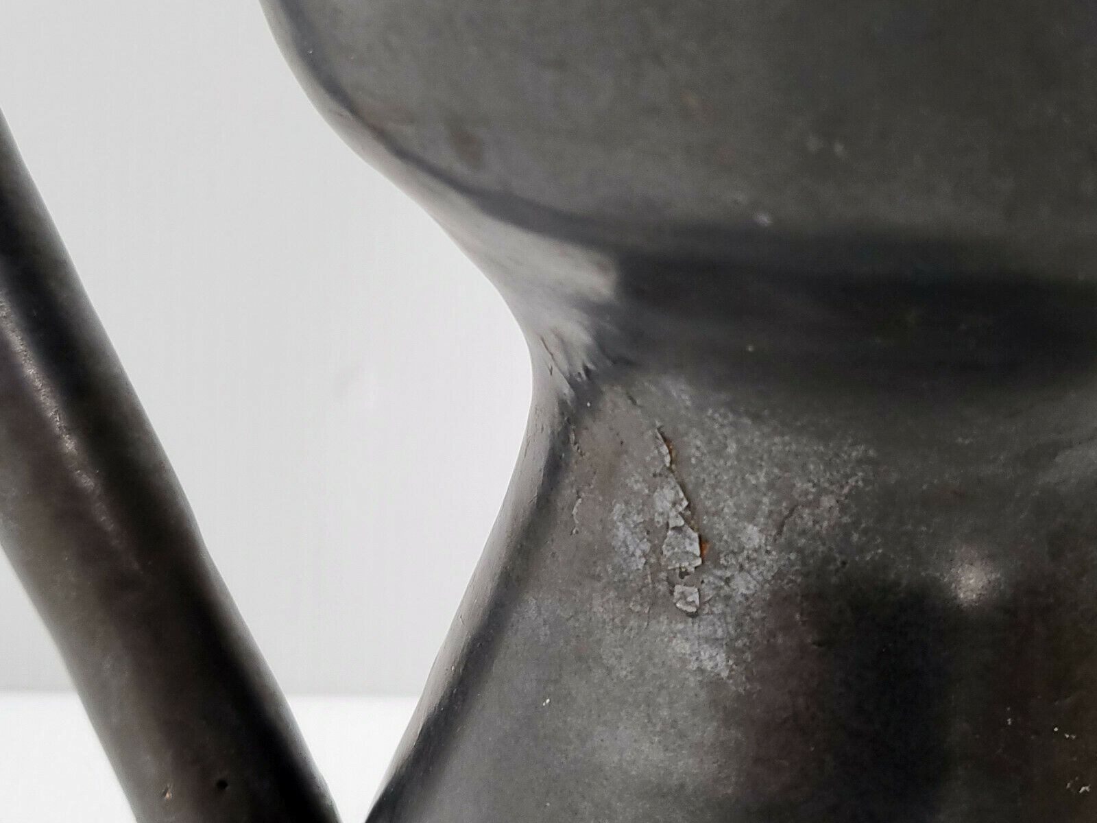 photo furniture Magnificent Vase Pichet 1950 Black Ceramic Dlg Capron Jouve 50s 1950s