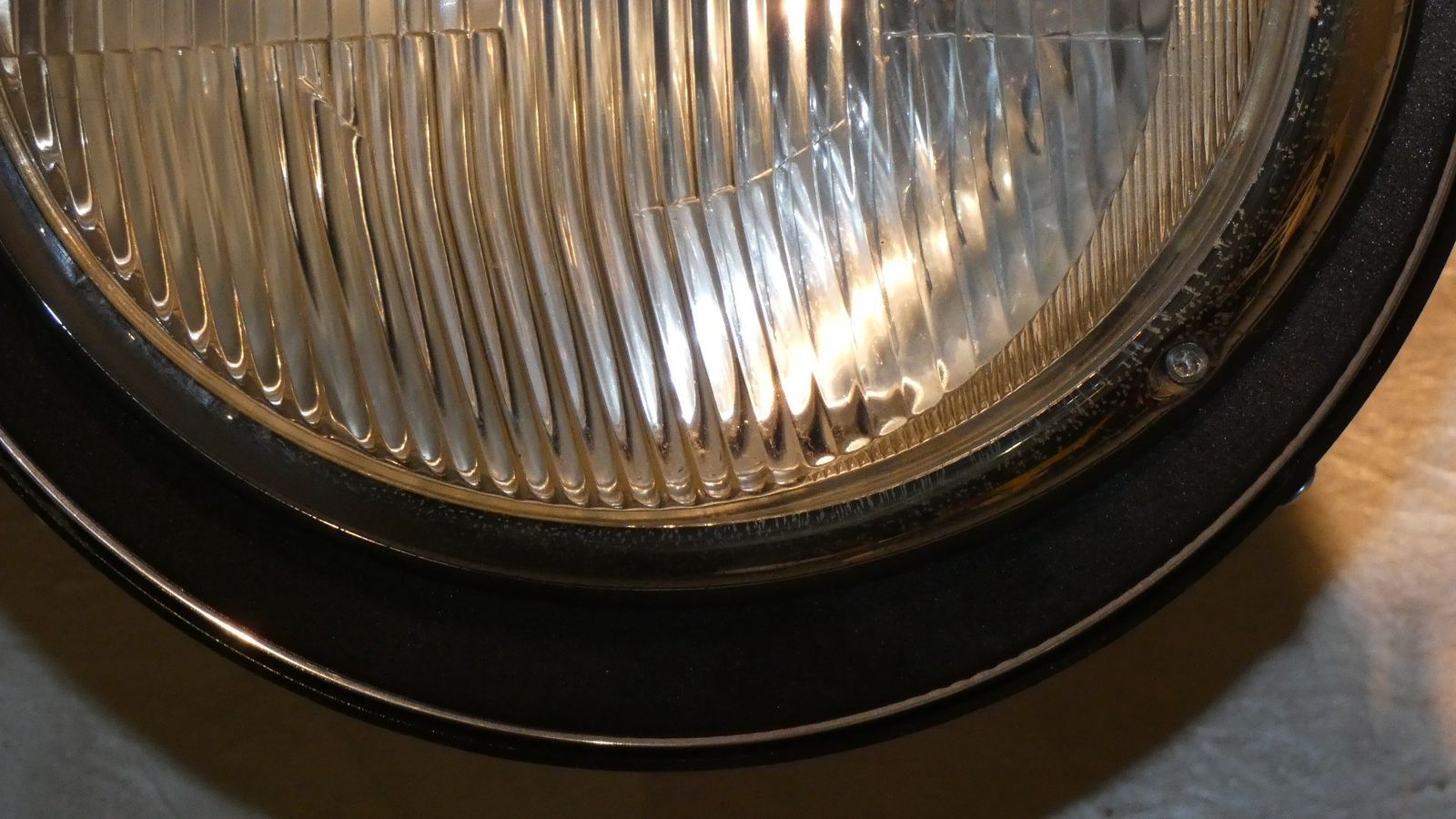 850.0 Steel Floor Lamp With Porsche Light 356 From Officina Di Ricerca, 1970s photo