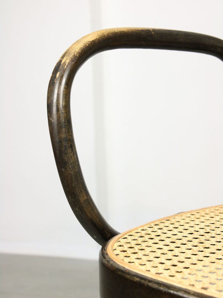 photo vinterior Black No. 218 Wide Armchair Chair By Michael Thonet