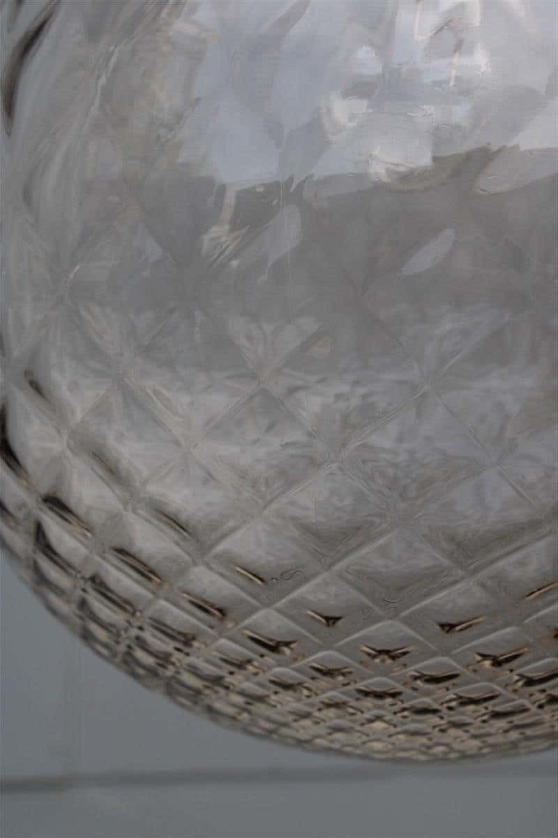photo for sale Chandelier Ball Murano Glass Venini Italian Design Brass Chain Gold 1960s