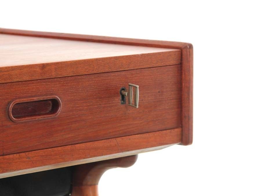 6596.8 Mid Century  Modern Scandinavian Vanity Desk  In Teack By Arne Wahl Iversen photo