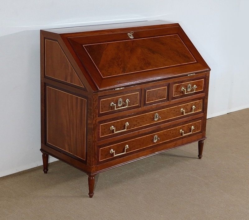 Louis XVI Scriban Chest Of Drawers In Mahogany – 18th Century
