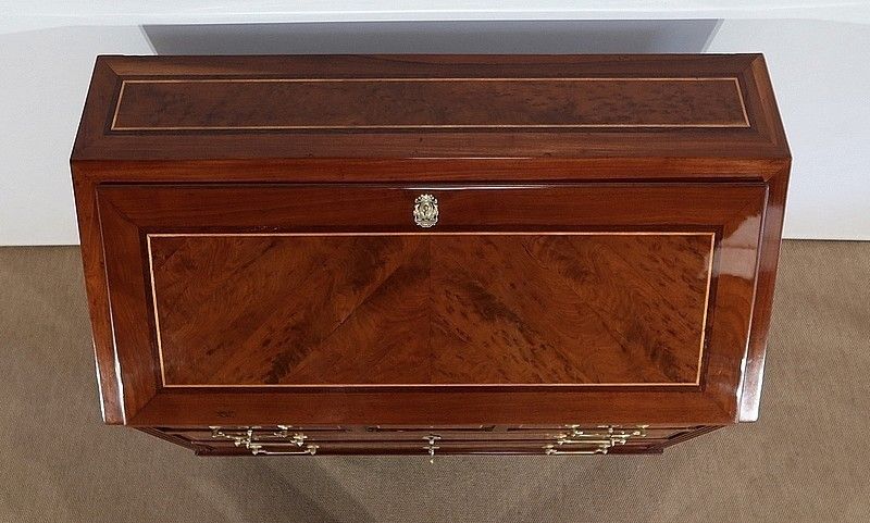 Louis XVI Scriban Chest Of Drawers In Mahogany – 18th Century photo 9466.73