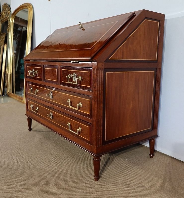 photo vinterior Louis XVI Scriban Chest Of Drawers In Mahogany – 18th Century