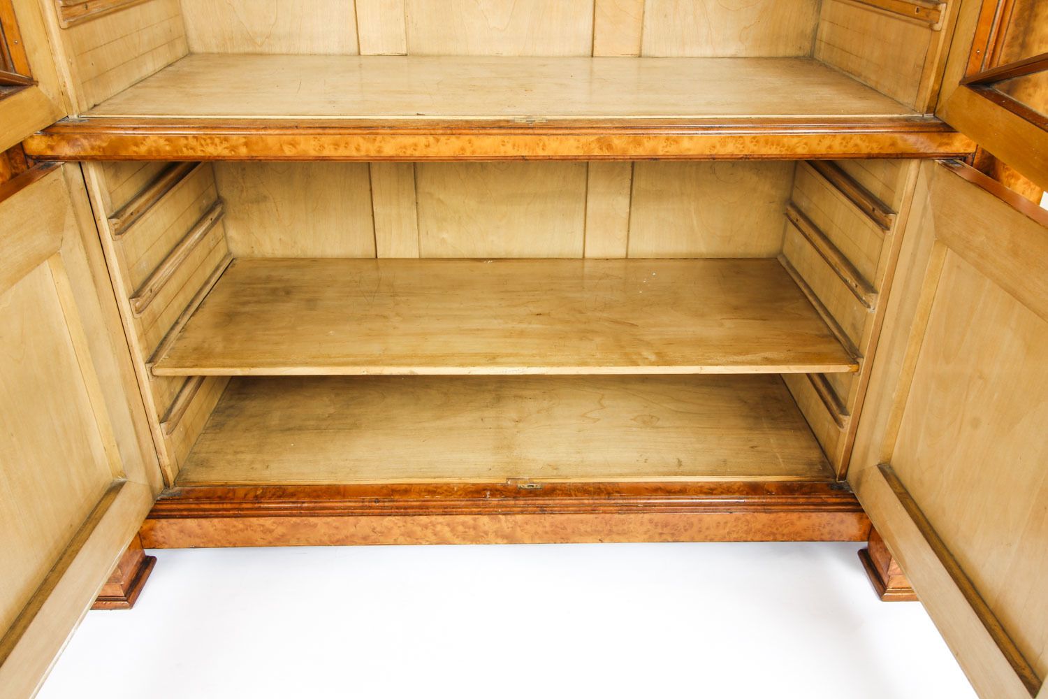 photo buy Antique French Charles X Burr Maple And Ormolu Bookcase Circa 1820 19th C