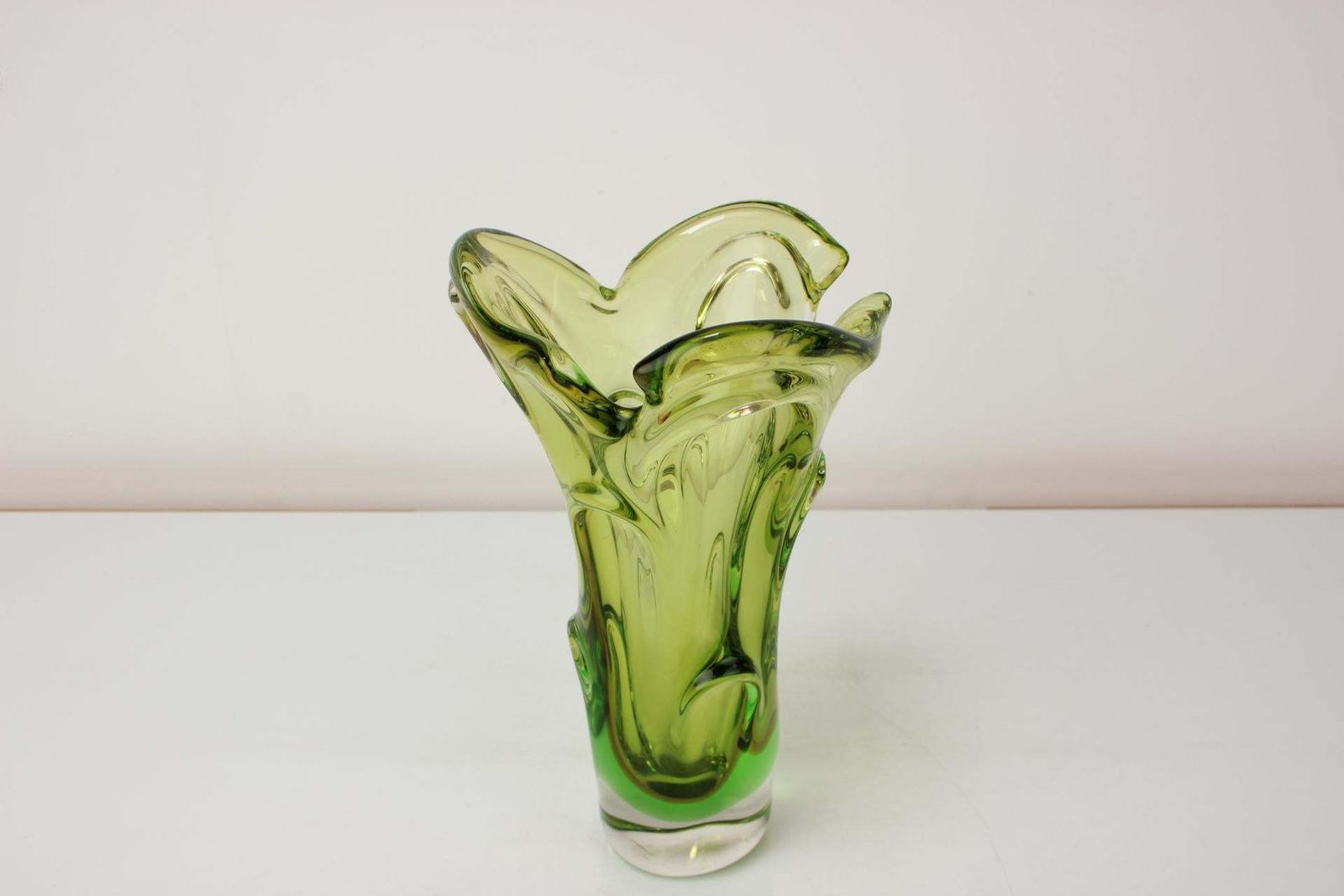 Mid Century Glass Vase Designed By Josef Hospodka, 1960's photo furniture