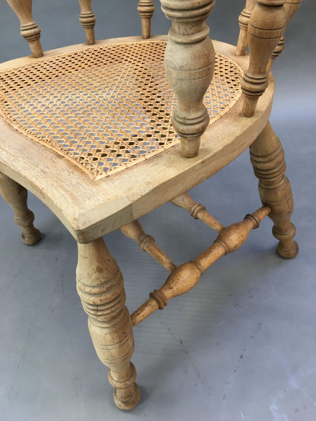 C19th Mahogany Captains Chair, 1800s photo vintage