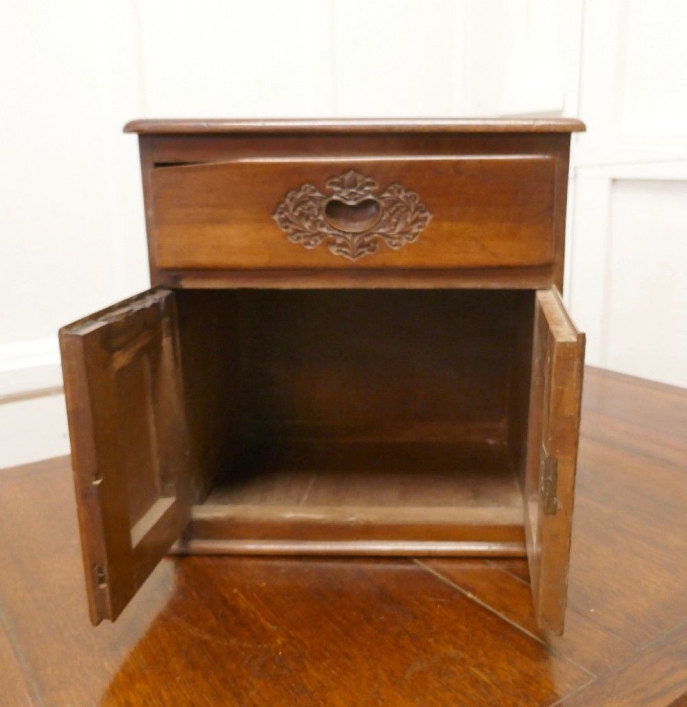 Small Carved Cupboard With Drawer photo vinterior