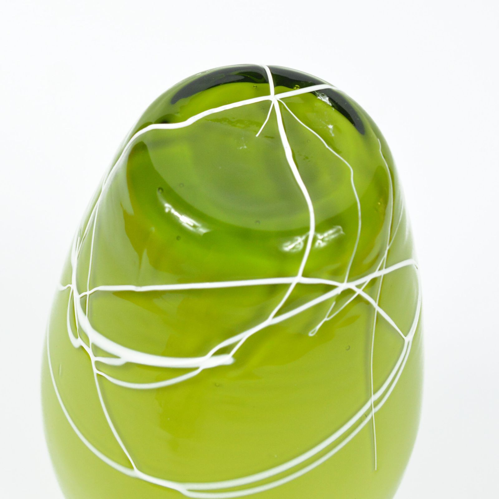 1970s Modern Glass Vase, Farbglashutte Lauscha Thüringen, Germany photo furniture