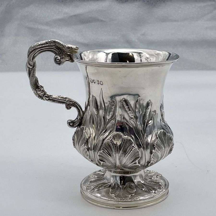 William IV Silver Christening Mug London 1831 Charles Reily & George Storer photo vinterior