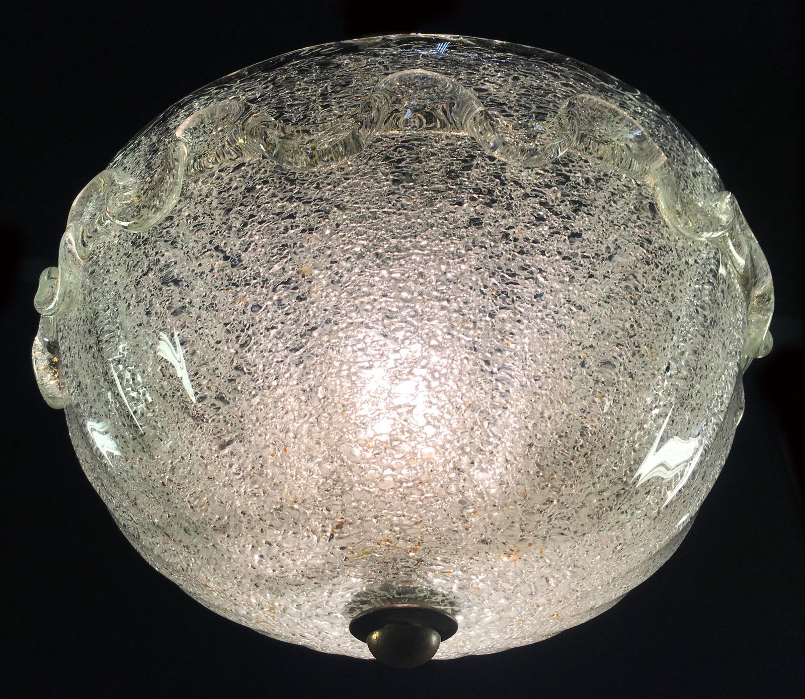 photo furniture Chandeliers "The Princess", Gold Inclusion By Barovier & Toso, Murano, 1940s