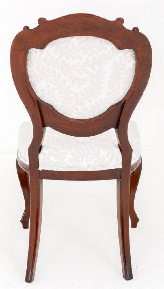 Set Victorian Dining Chairs Balloon Back Antiques photo vinterior