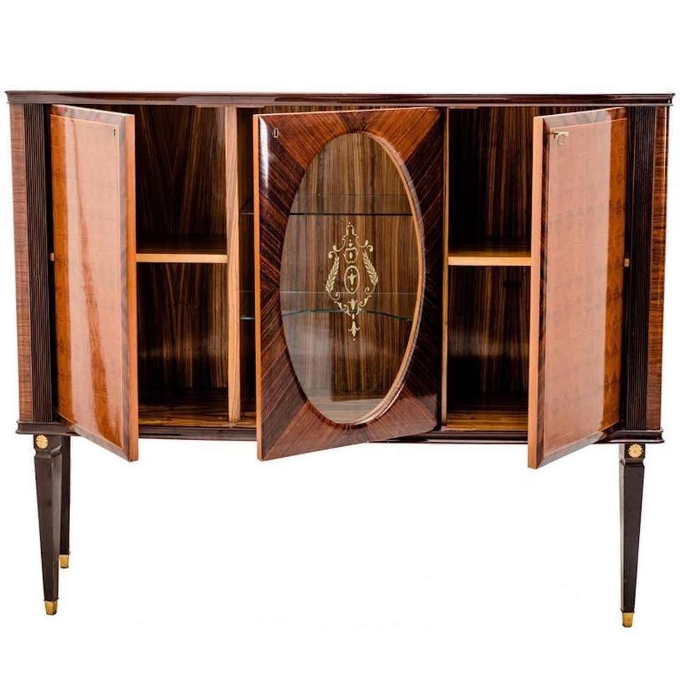 Italian Bar Cabinet In The Manner Of Paolo Buffa, 1950s