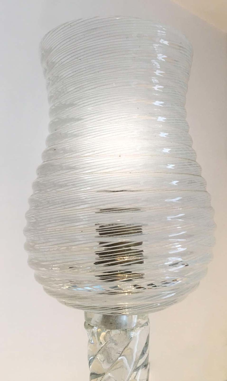 photo furniture Art Deco Reticello Chandelier By Ercole Barovier, Murano, 1940s