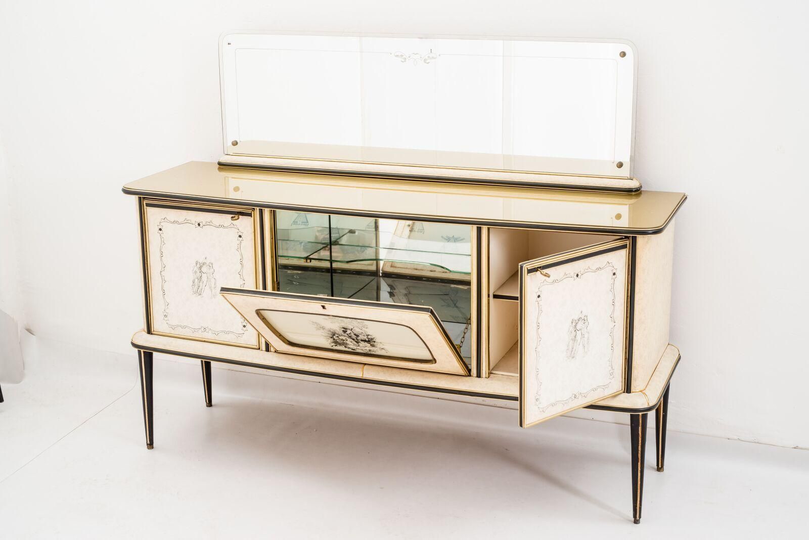 Bar Cabinet By Umberto Mascagni, 1950s photo vinterior