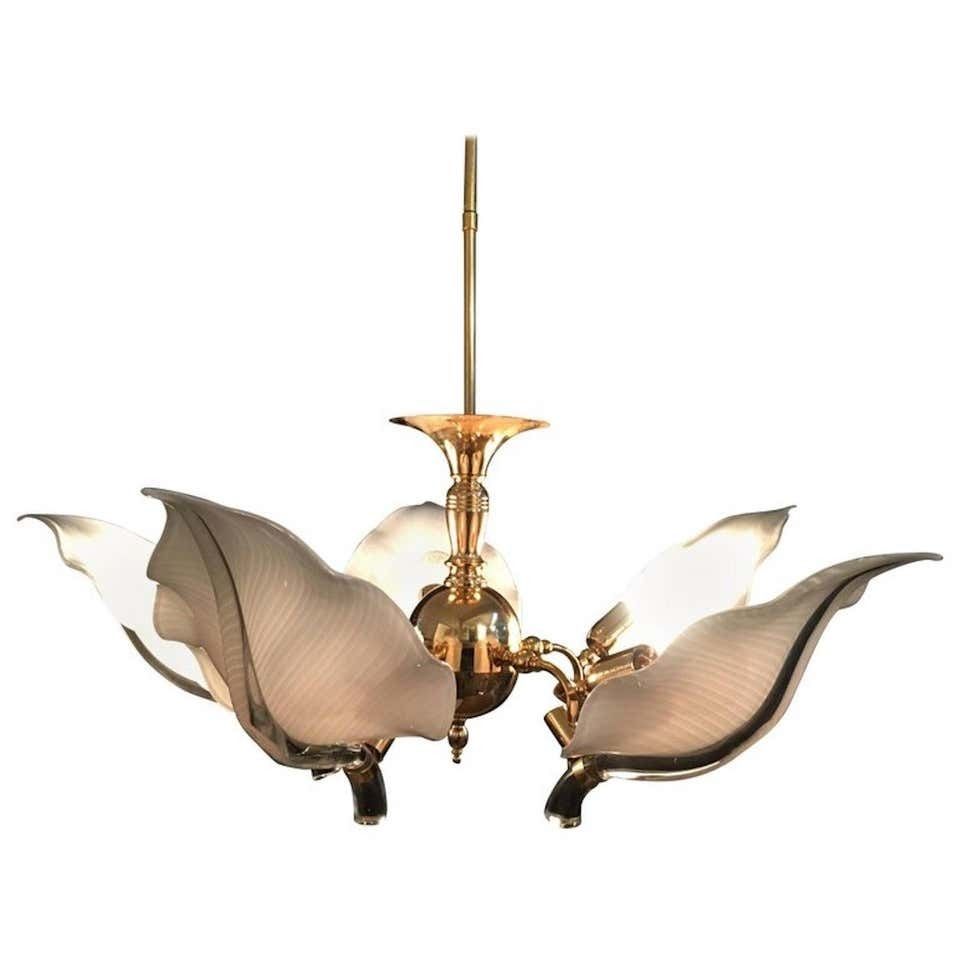 Fantastic Chandelier Franco Luce For Seguso, Murano, 1970s