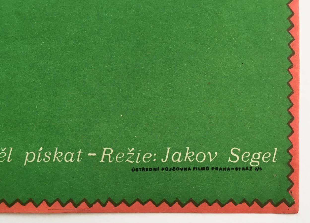Original Film Poster, Waterdrop In The Sea, Vratislav Hlavatý, 1974, Genuine Czech Vintage Print photo vintage