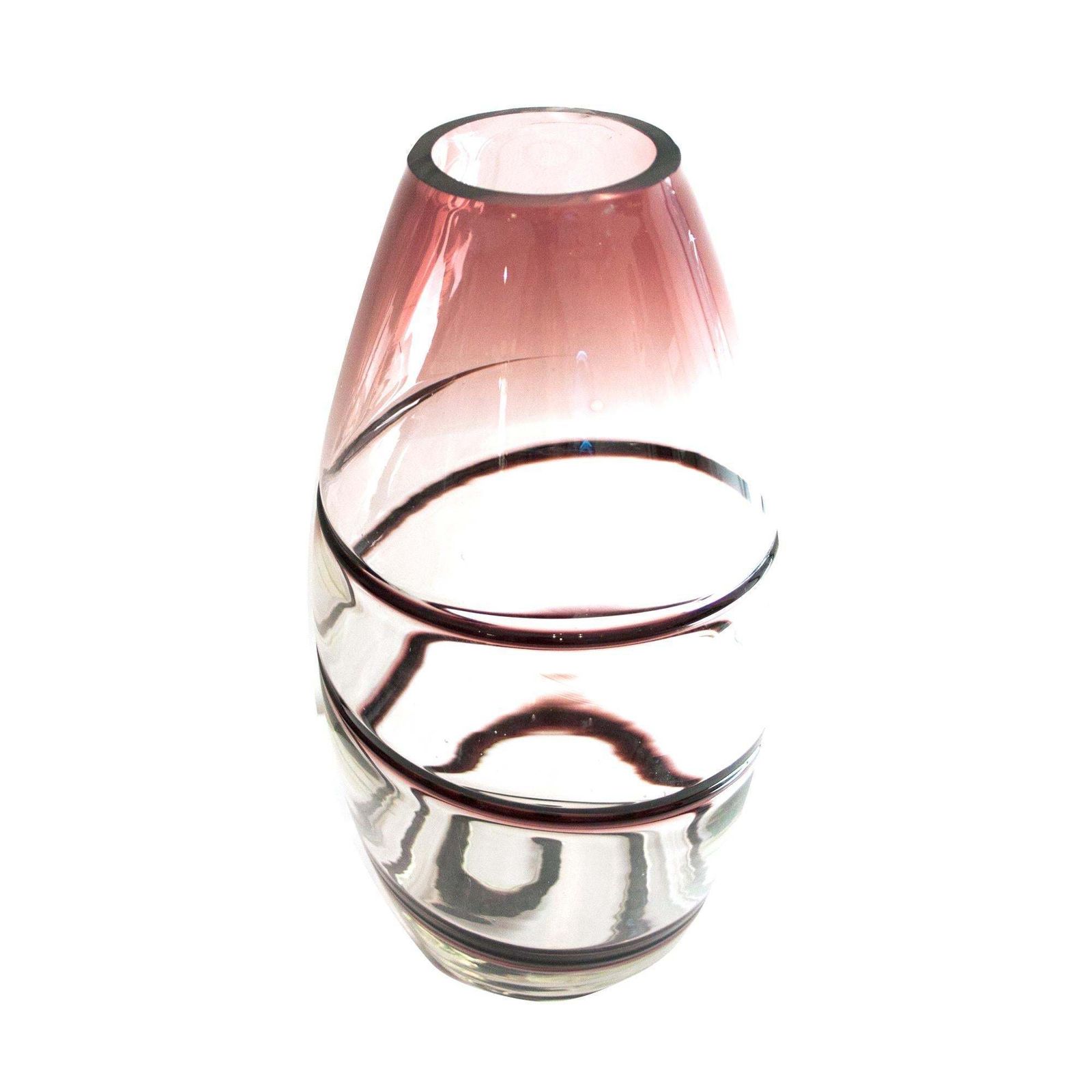 Mid Century Modern Purple Murano Glass Vase Italy 1960 photo 724.0