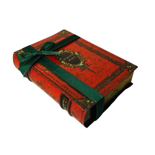 Victorian Book Shape Dutch Advertising Tin photo for sale