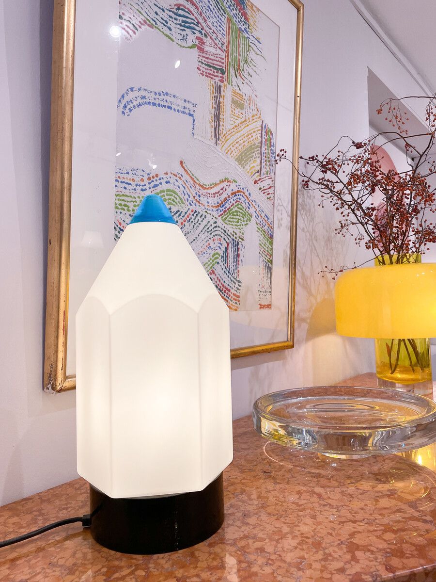 Mid Century "Matita" Table Lamp By Federica Marangoni For Murano Due photo furniture