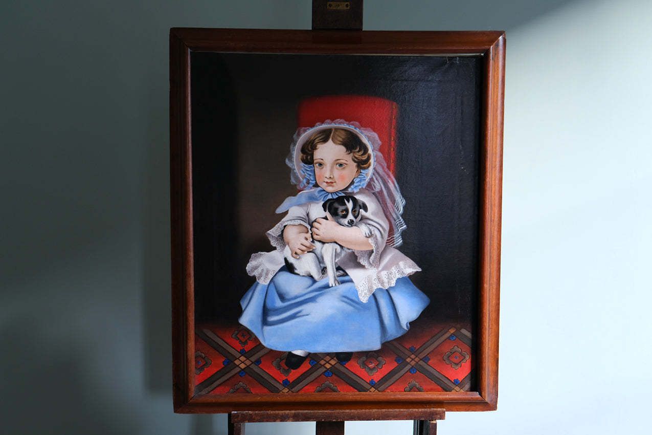 Provincial School, Portrait Of A Girl photo for sale