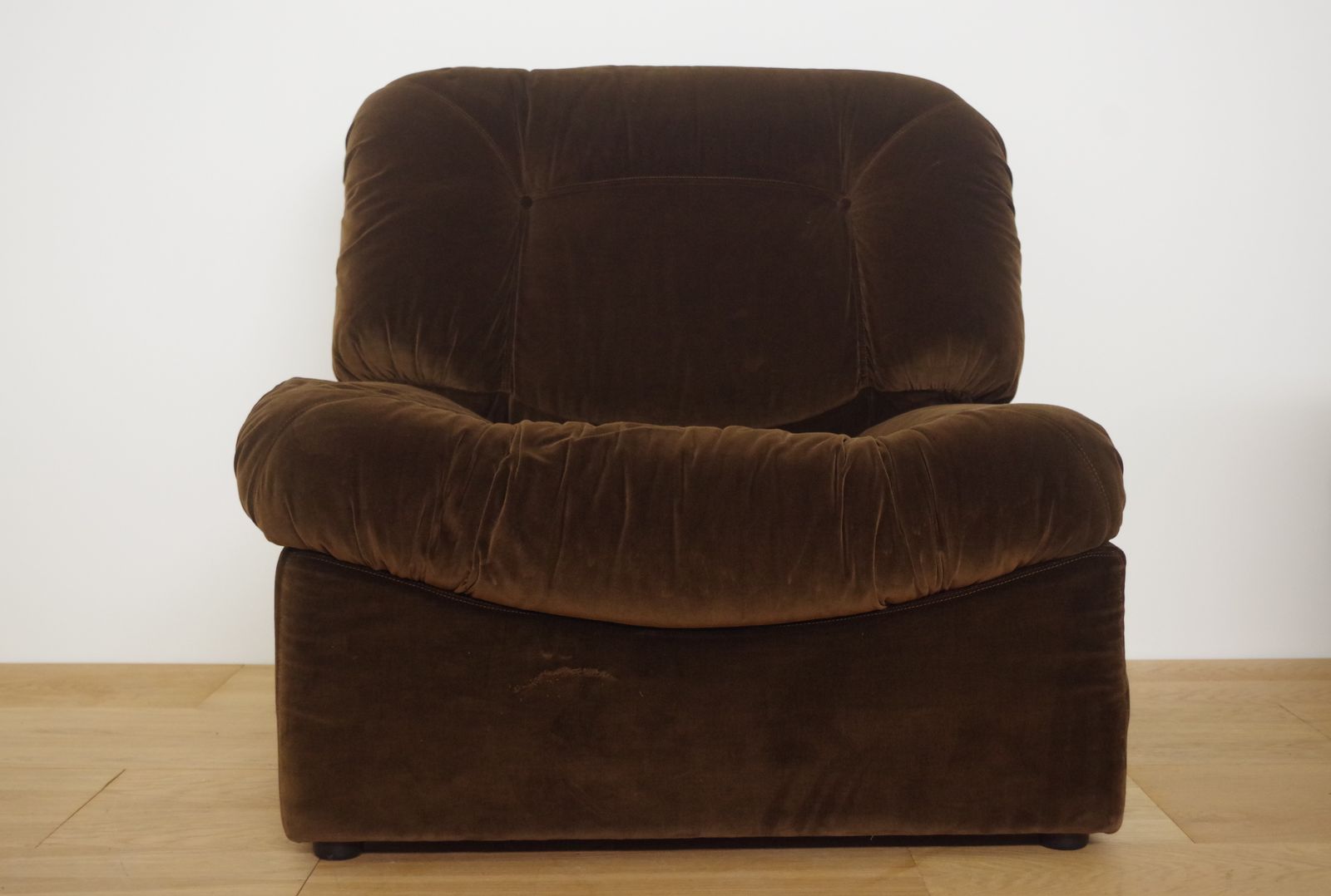 photo vinterior Panarea Modular Armchairs In Chenille From Lev & Lev, 1970s, Set Of 5