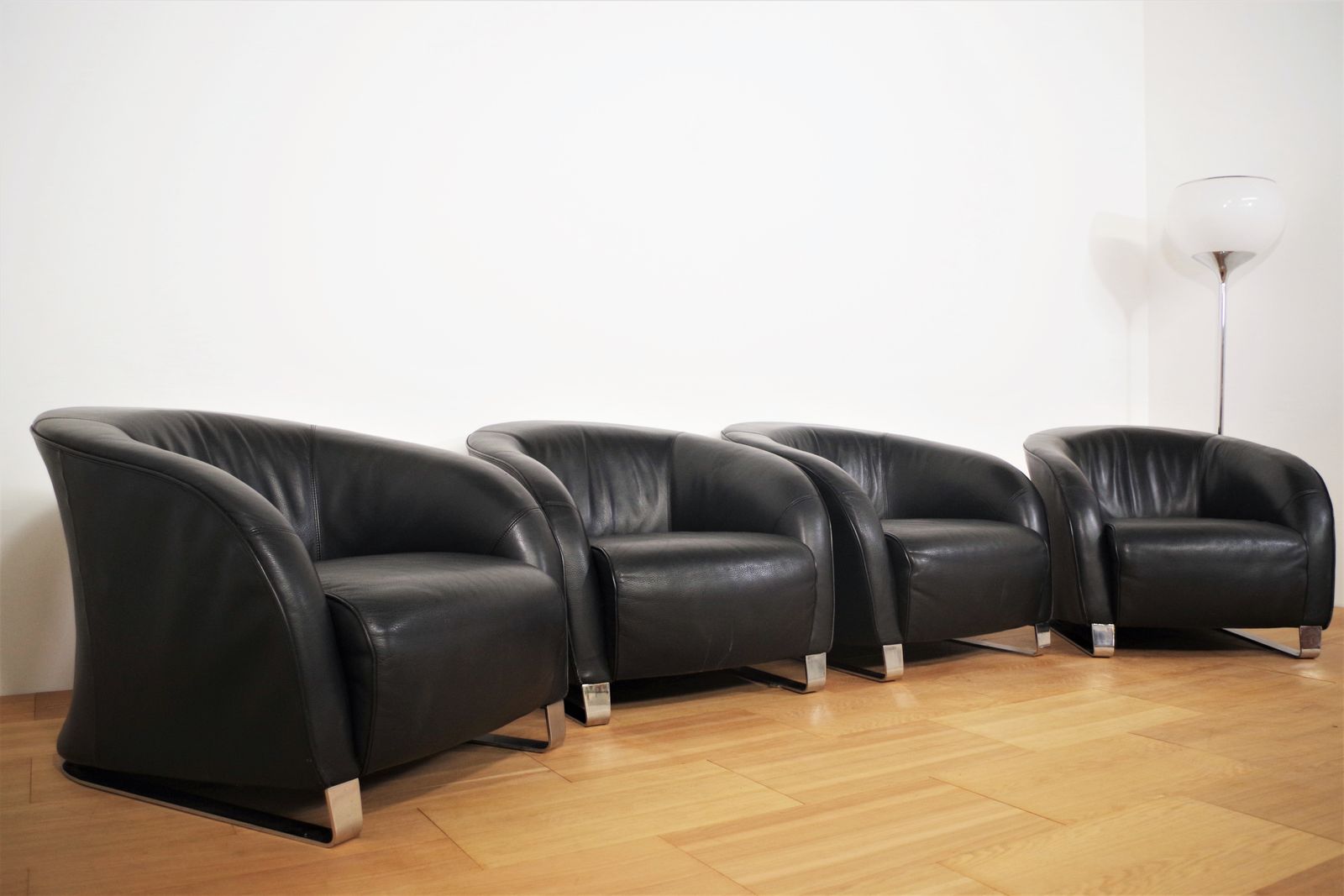 Furniture Liz Lounge Chairs From Natuzzi, 2000s, Set Of 4 photo