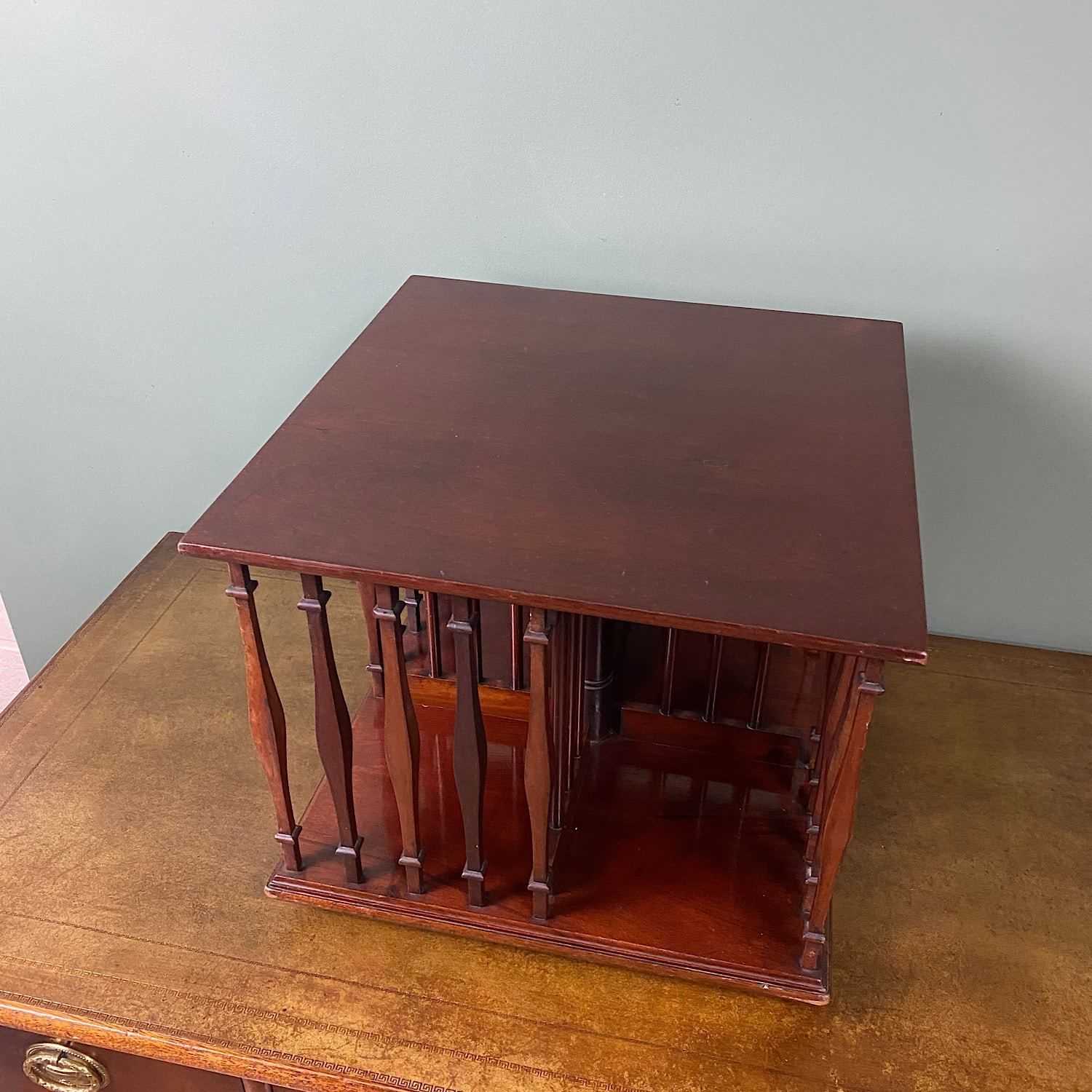 Edwardian Revolving Antique Book Stand photo 395.0
