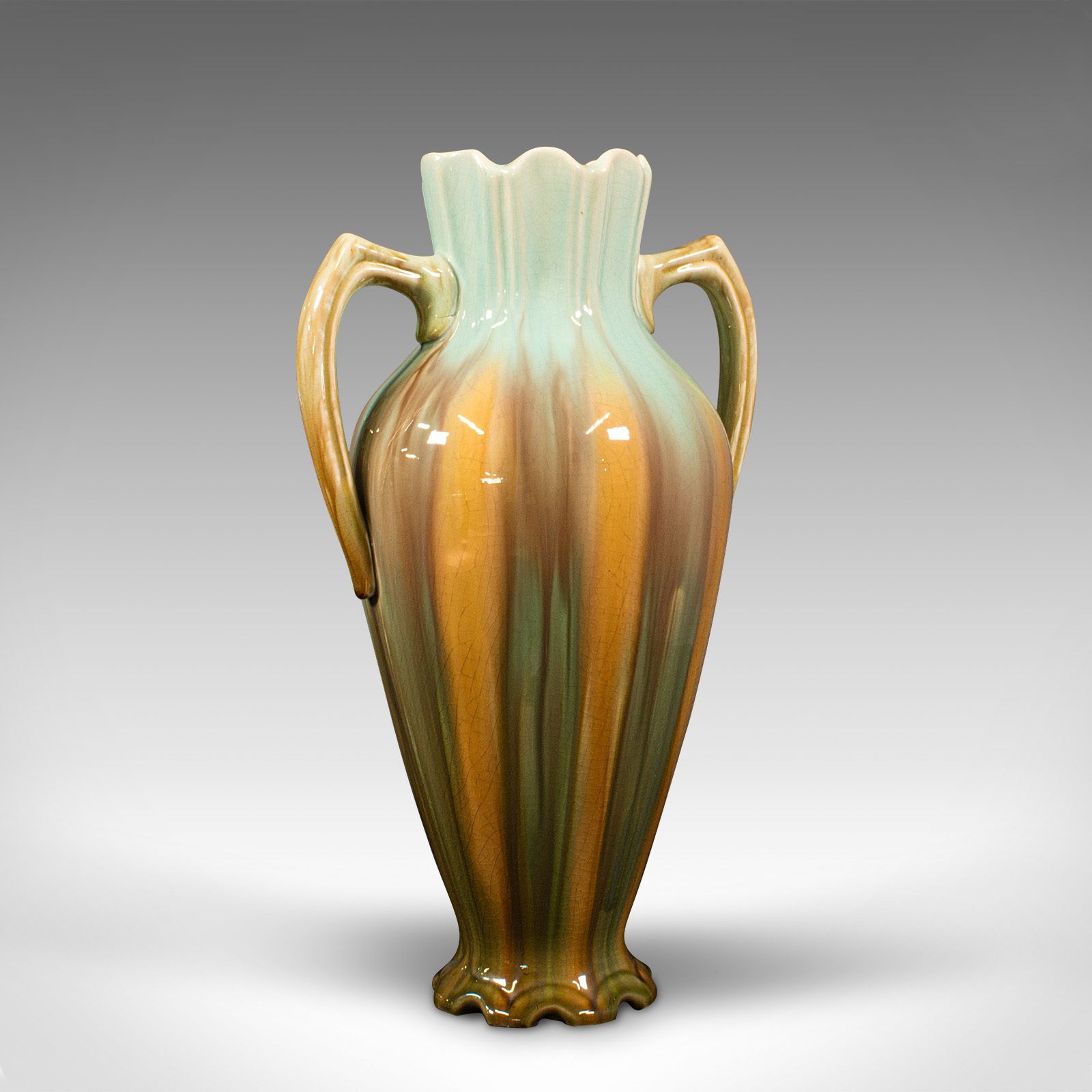 Antique Decorative Vase, French, Ceramic, Flower Urn