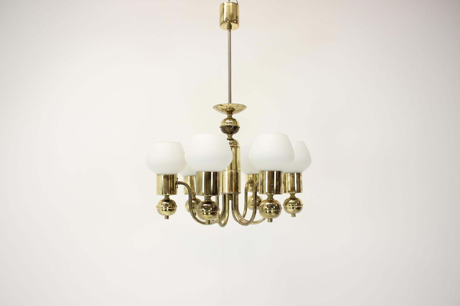 Mid Century Chandelier Kamenicky Senov, 1960's photo for sale