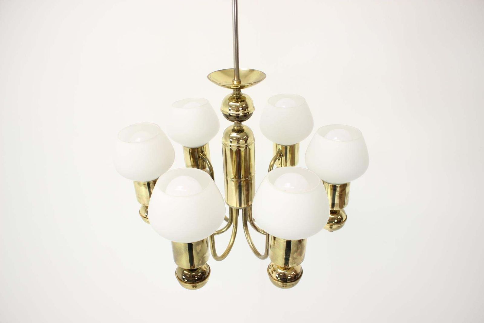 Mid Century Chandelier Kamenicky Senov, 1960's photo Lighting