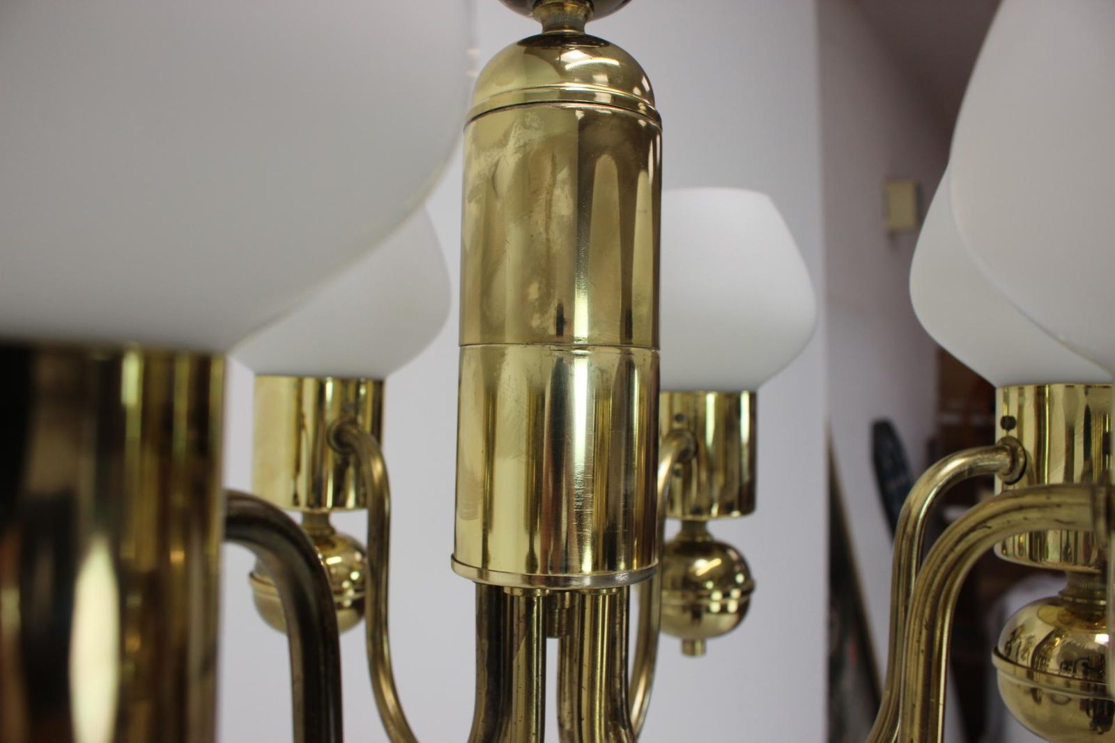 Mid Century Chandelier Kamenicky Senov, 1960's photo 717.0