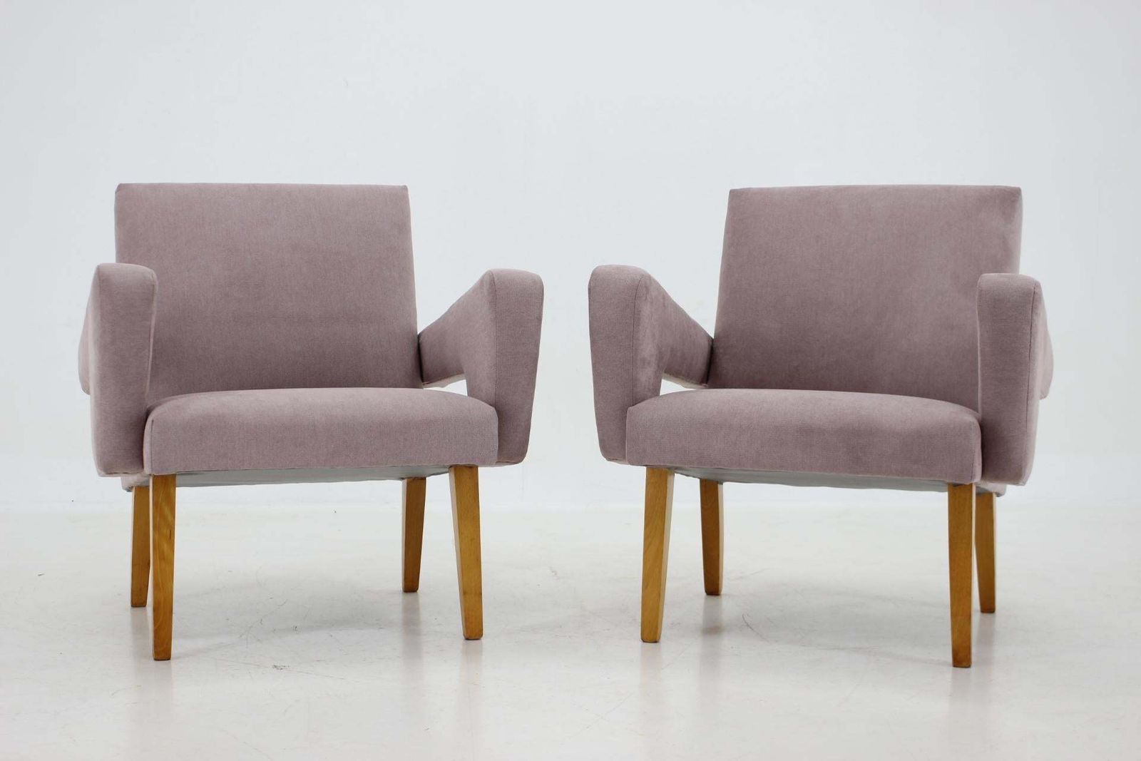 1960s Pair Of Design Armchairs, Czechoslovakia photo for sale