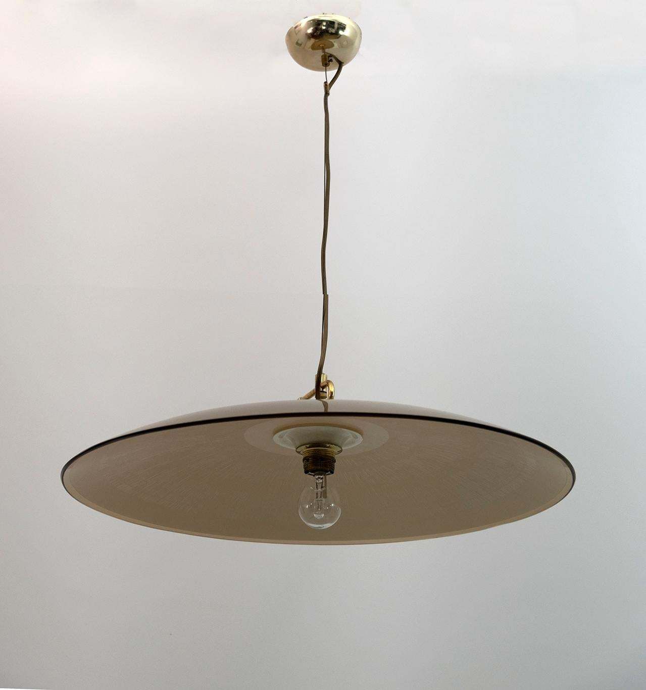 Mid Century Modern Italian Murano Glass Pendant Lamp Murano, 1970s photo furniture