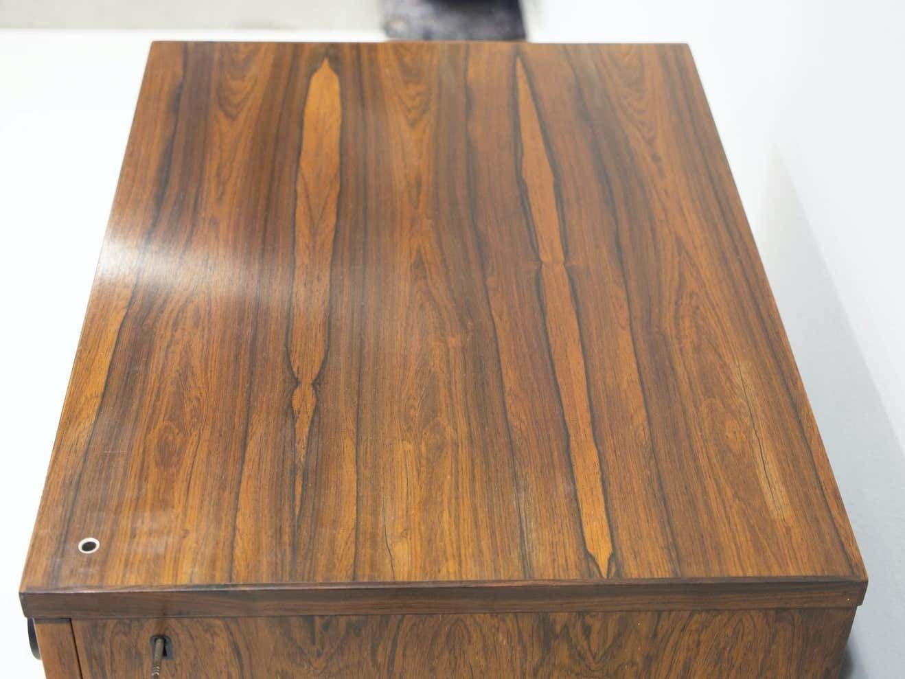 Wooden Free Standing Dry Bar With Flip Up Top photo Furniture