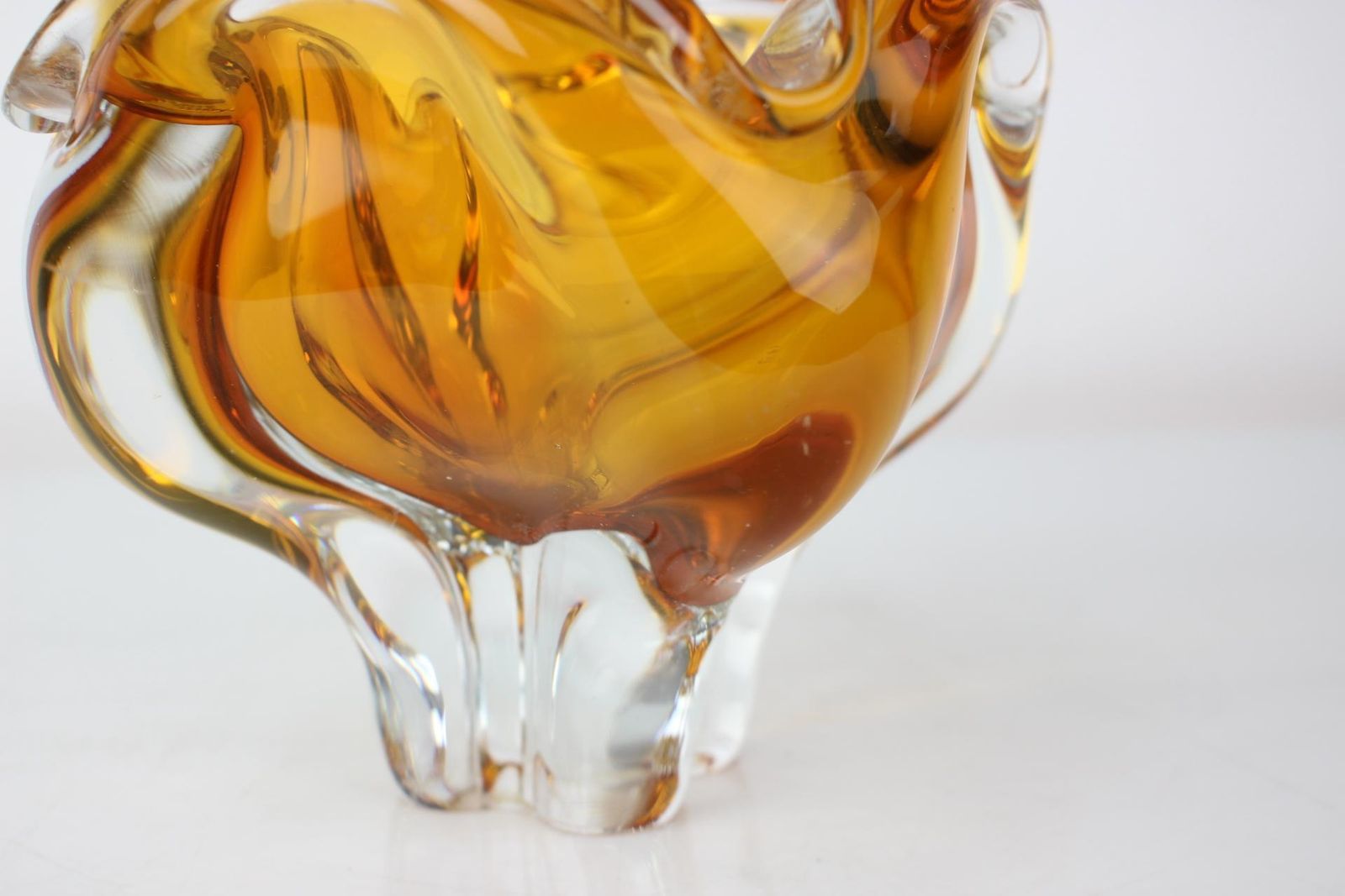 Art Glass Bowl By Josef Hospodka For Chribska Glassworks, 1960s photo vinterior