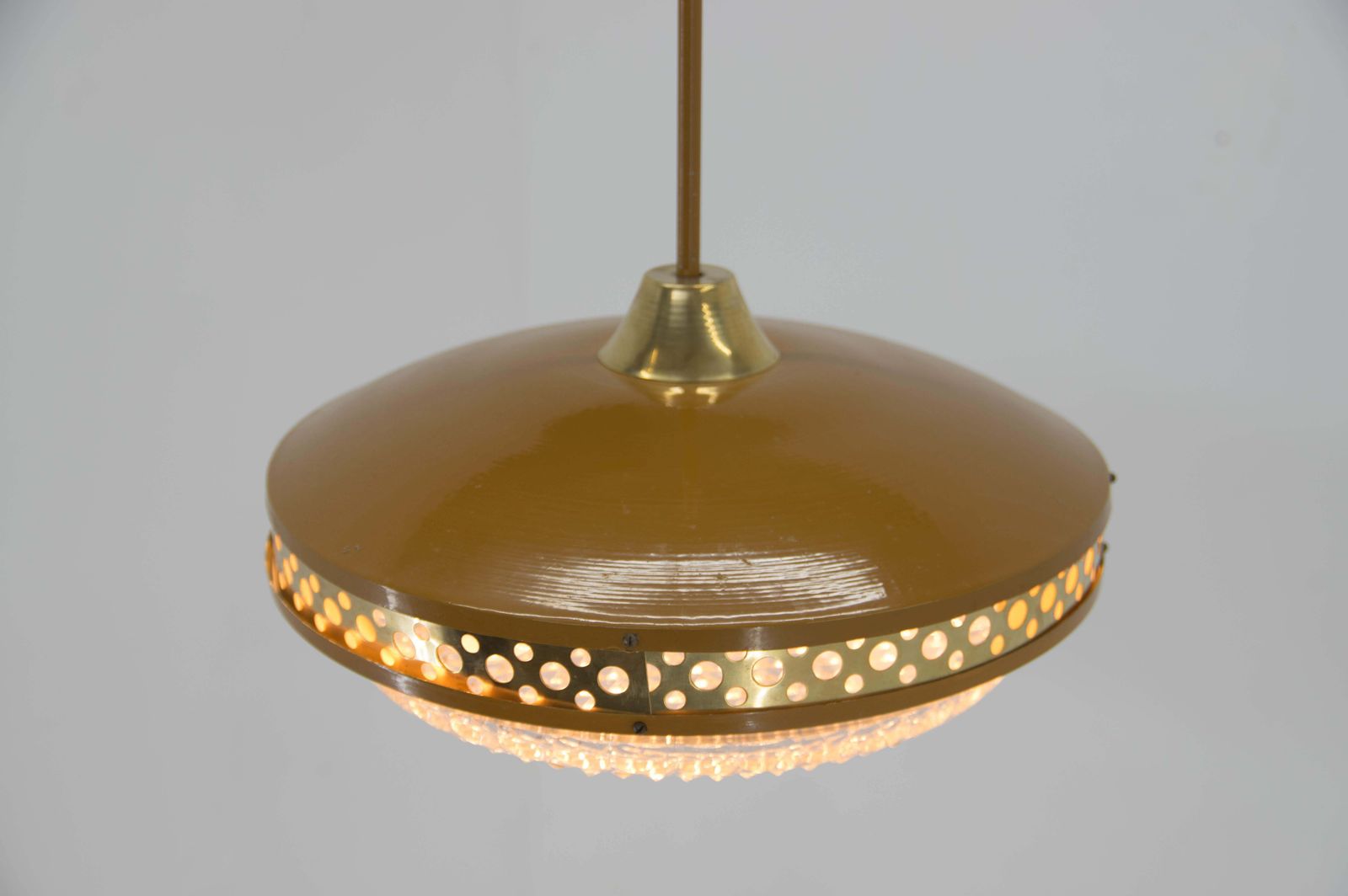 Space Age metalen hanglamp van LUDIB Bratislava, Tsjecho-Slowakije, jaren 1960 photo 349.0