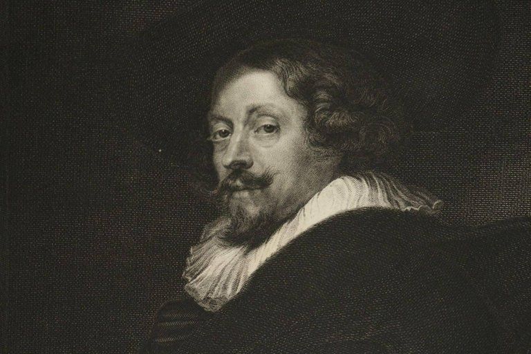 Steel Engraving Of The Portrait Of Peter Paul Rubens photo furniture