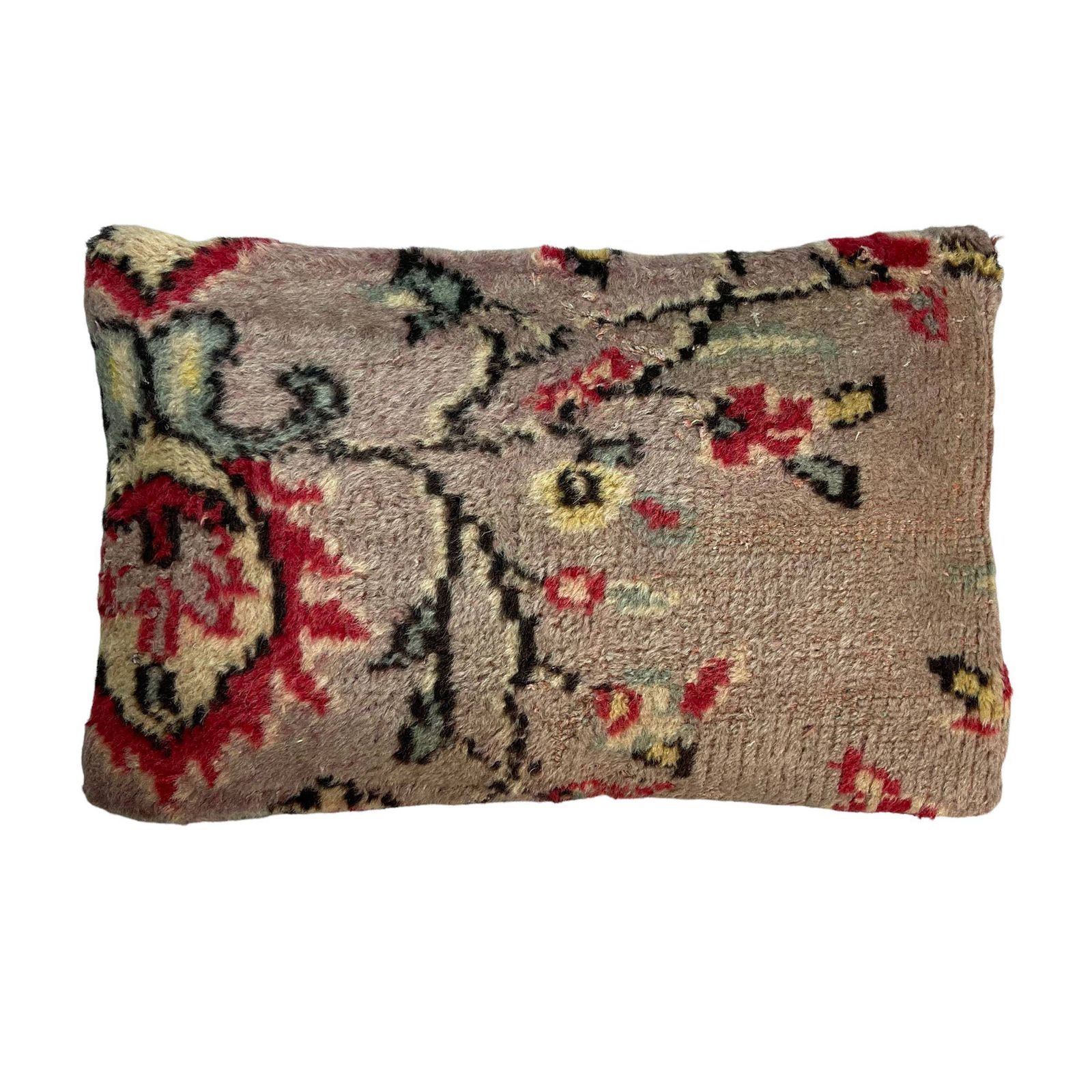 12'' X 20'' Vintage Hand Made Rug Cushion Cover, 30 X 50 Cm Decorative Rug Pillow Cover, Large Vintage Turkish Rug Cushion Cover