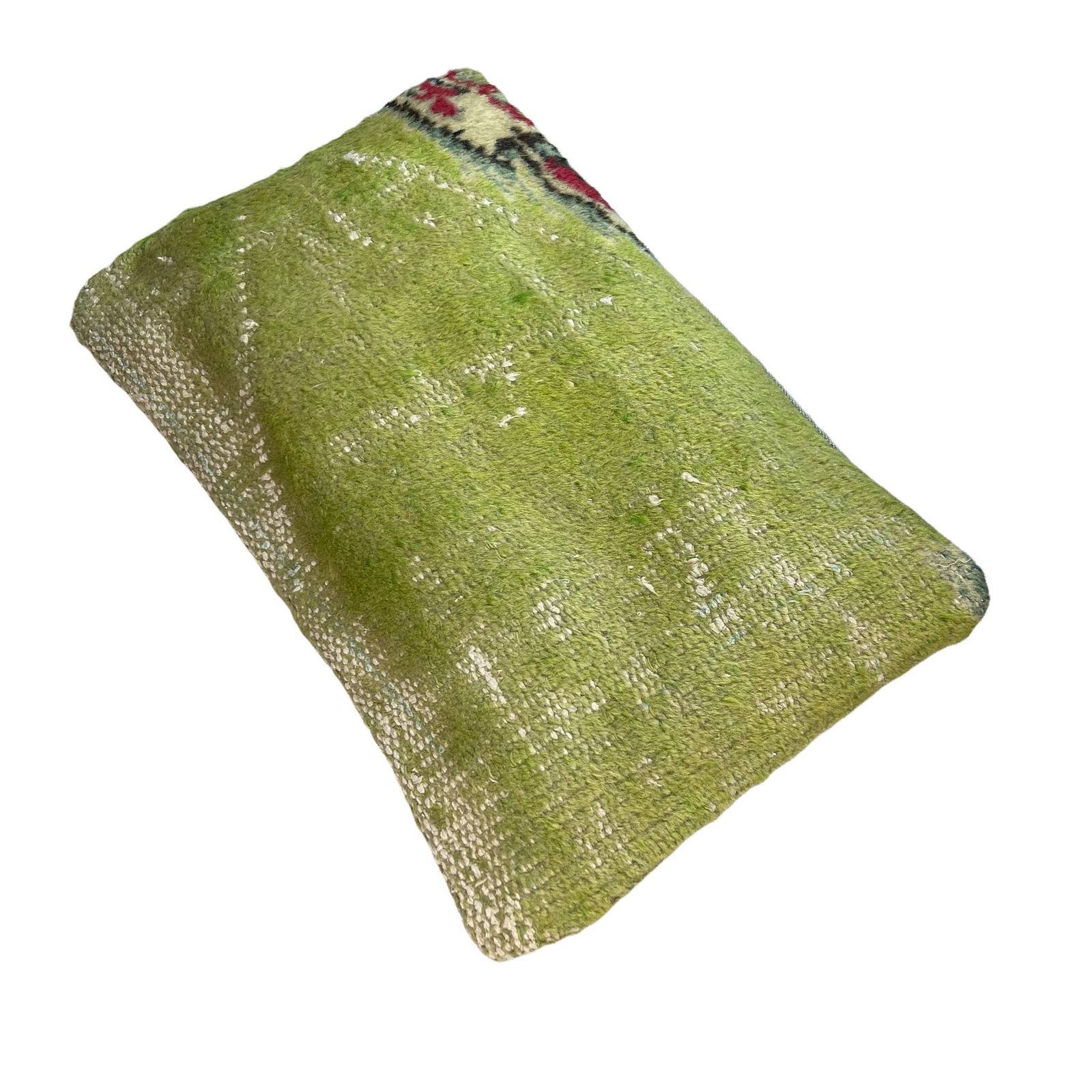 12'' X 20'' Vintage Hand Made Rug Cushion Cover, 30 X 50 Cm Decorative Rug Pillow Cover, Large Vintage Turkish Rug Cushion Cover photo vinterior