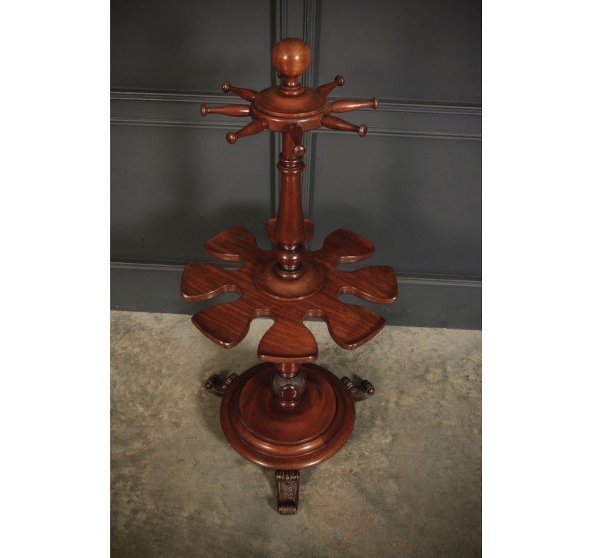 Victorian Mahogany Riding  Boot Rack photo vinterior
