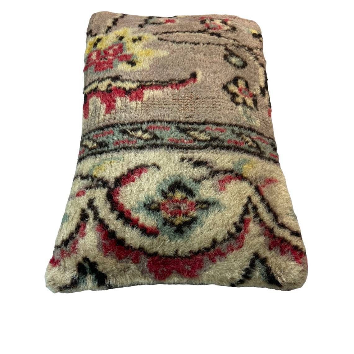 photo furniture 12'' X 20'' Vintage Hand Made Rug Cushion Cover, 30 X 50 Cm Decorative Rug Pillow Cover, Large Vintage Turkish Rug Cushion Cover