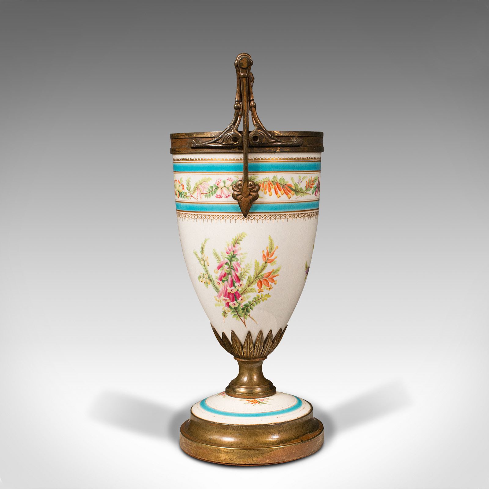 Antique Mantlepiece Jardiniere, French, Ceramic, Display, Planter photo for sale