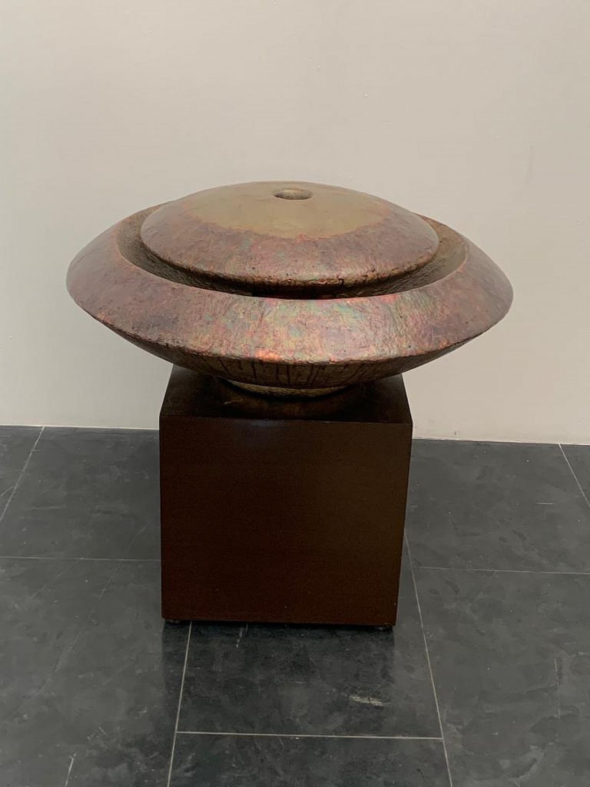 Astral Disk Fountain By Ravi Canta In Fibreglass And Copper, 1990s photo furniture