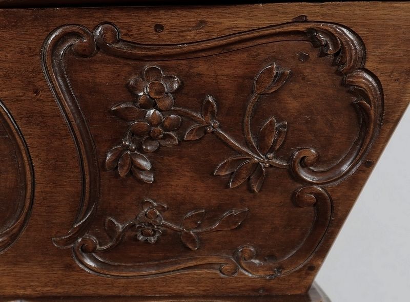photo for sale French Provencal Kneader In Solid Walnut, 19th Century
